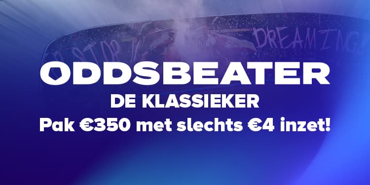 De Klassieker: Pak €350 met €4 inzet