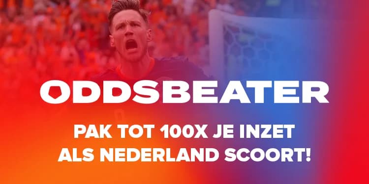 Nederland-Frankrijk | 100x je inzet als NL scoort!